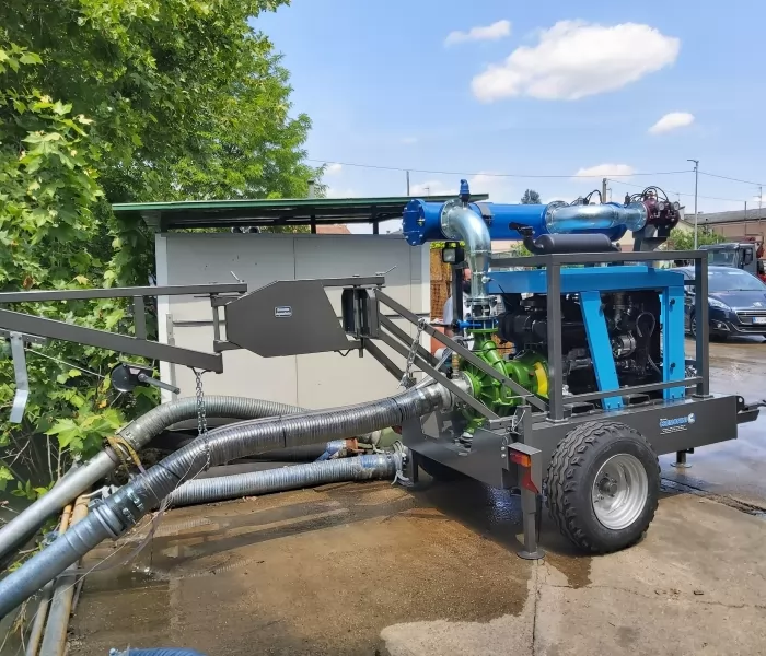 Gruppi Motopompa carrellati con sistema filtrante 