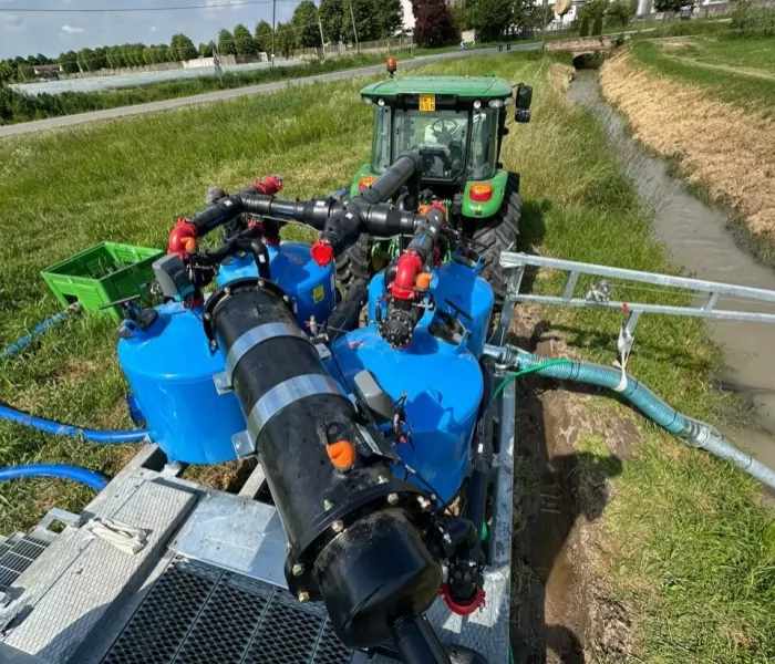 Gruppi Motopompa con sistema filtrante autoportate