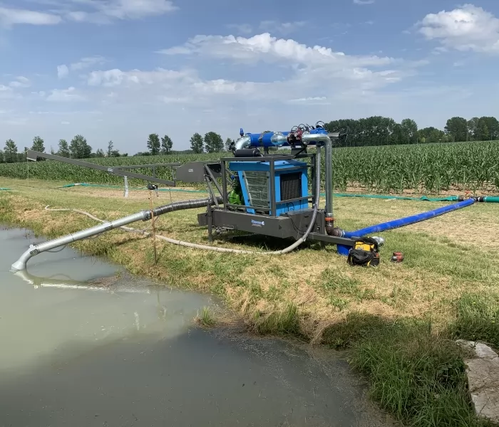 Gruppi Motopompa carrellati con sistema filtrante 